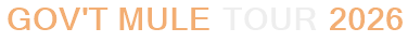 Gov't Mule Tour 2026